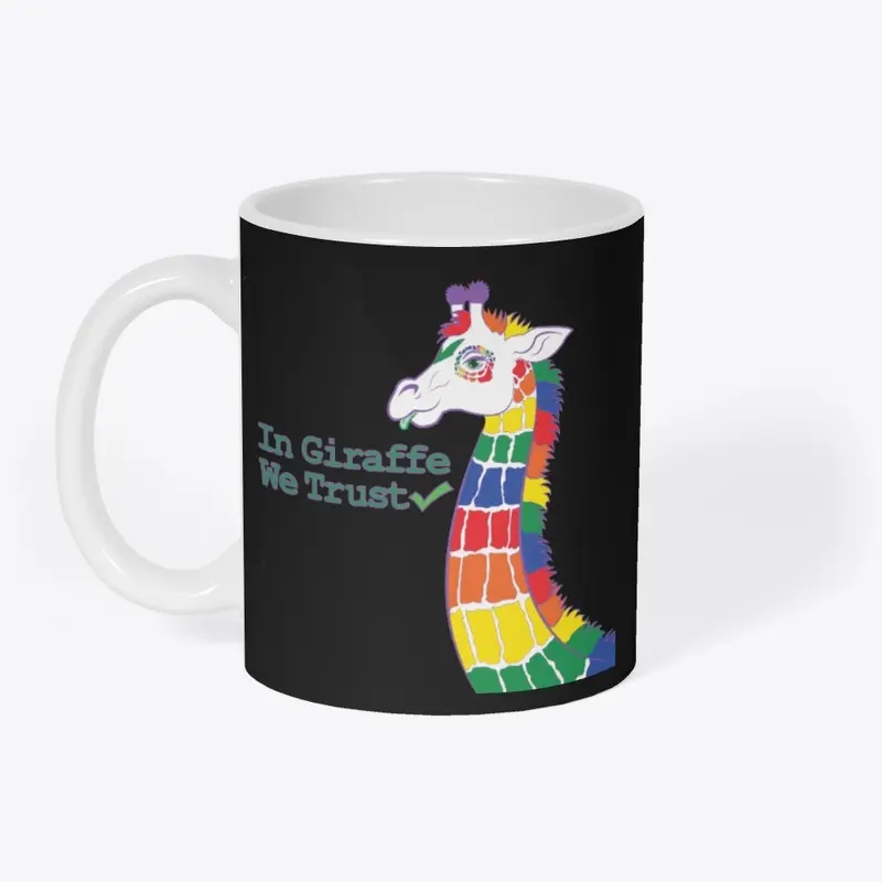 Lisa The Rainbow Giraffe cup